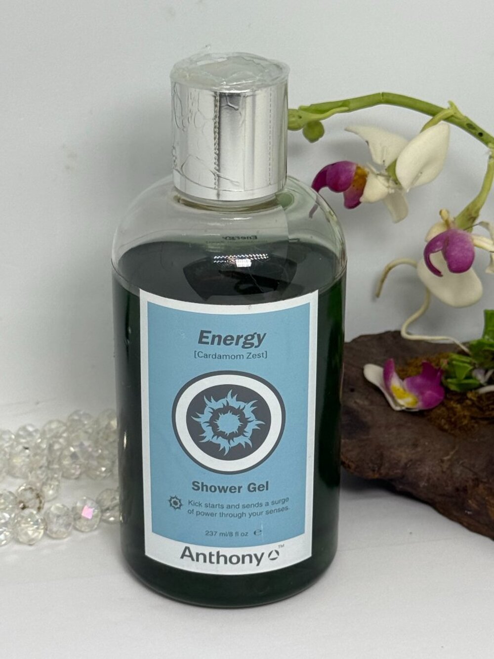 Anthony Shower Gel - Energy Cardamom Zest  - 8 fl oz / 237 ml - New - Rare*